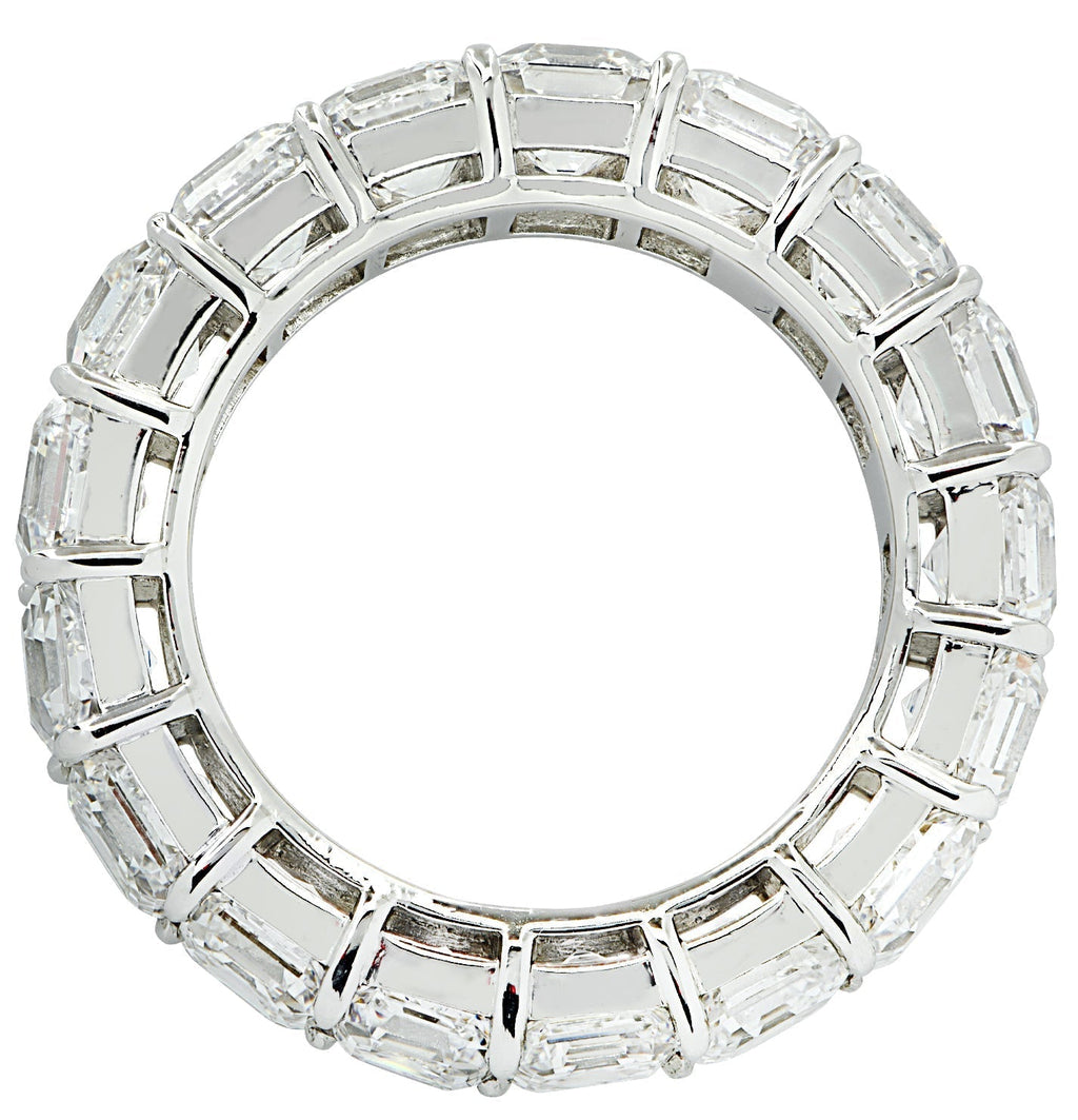 Vivid Diamonds 8.75 Carat Asscher Cut Diamond Eternity Band -V35225 Vivid Diamonds