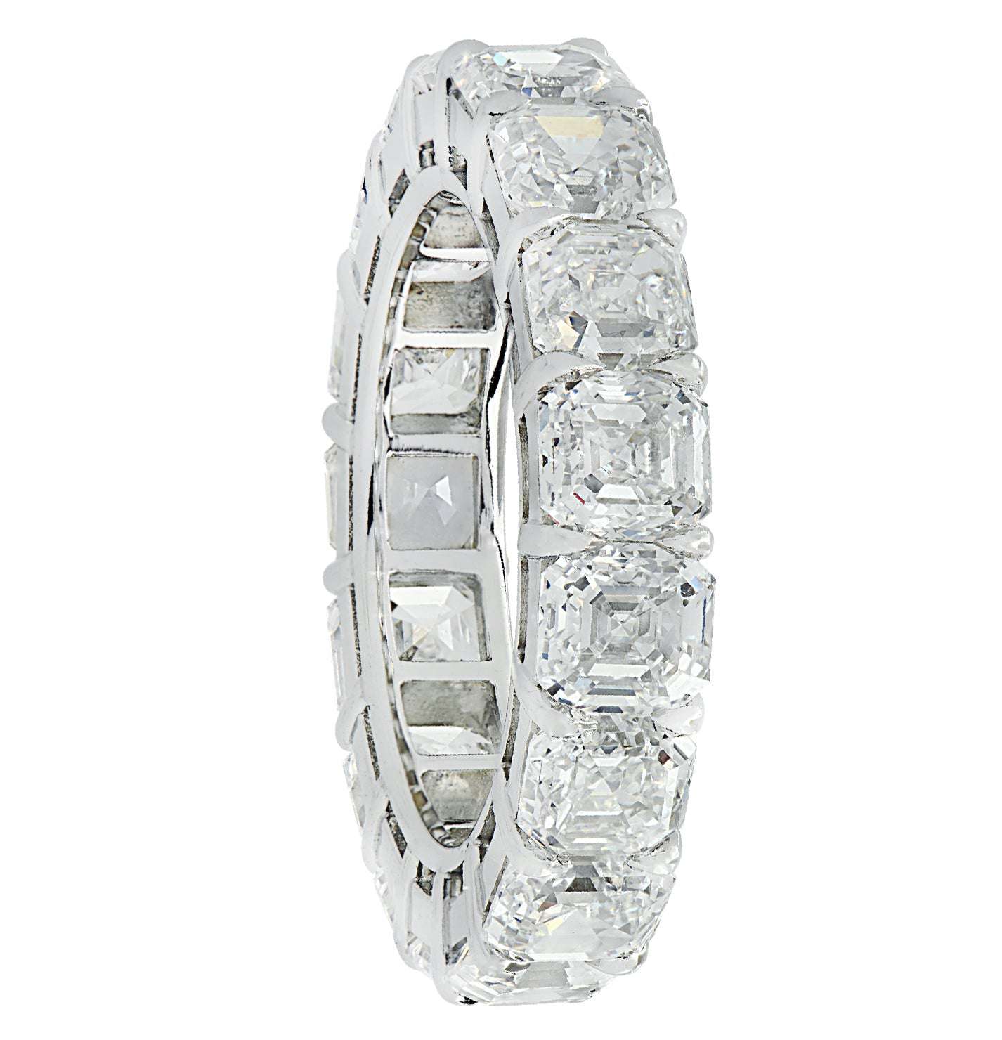 Vivid Diamonds 8.75 Carat Asscher Cut Diamond Eternity Band -V35225 Vivid Diamonds