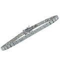 Vivid Diamonds 10.40 Carat Diamond Tennis Bracelet featuring 44 round brilliant cut diamonds set in elegant white gold, showcasing timeless luxury and sophistication.