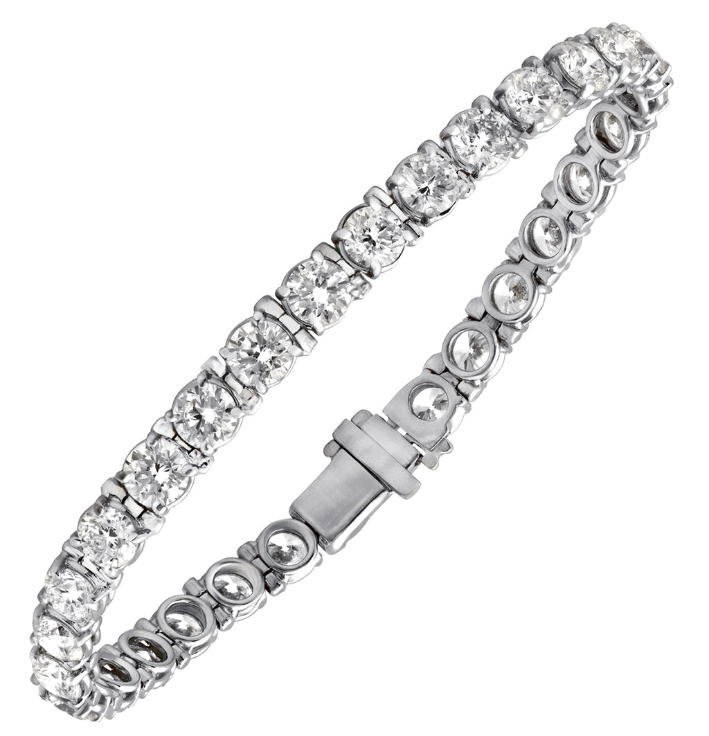 Vivid Diamond 12 Carat Diamond Tennis Bracelet -V42926