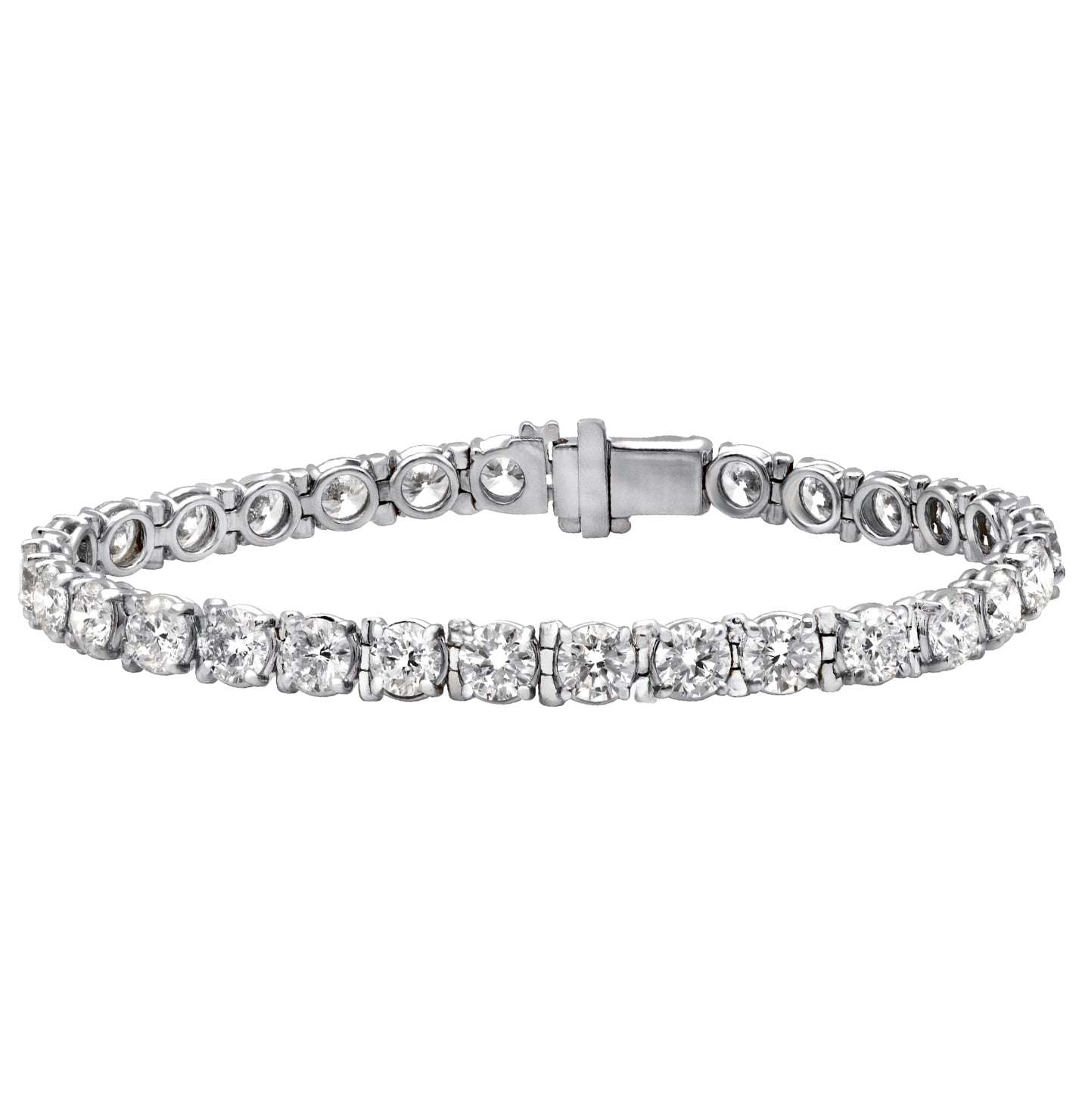 Vivid Diamond 12 Carat Diamond Tennis Bracelet -V42926