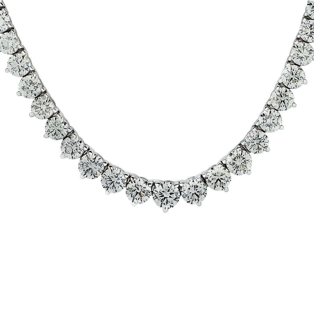 Vivid Diamonds 15.68 Carat Riviere Necklace -V41983 Vivid Diamonds