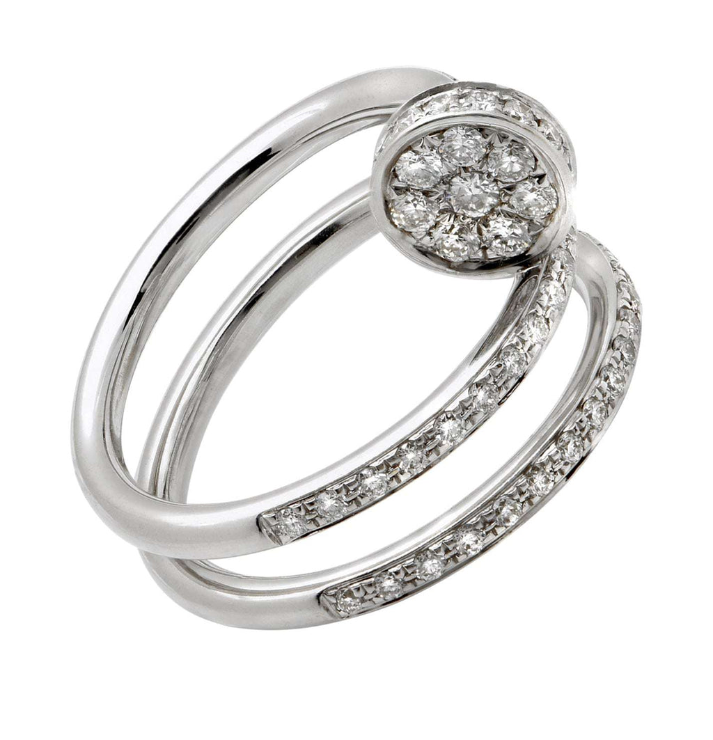 Cartier Juste un Clou Nail Diamond Ring in 18k White Gold – V47842 Vivid Diamonds