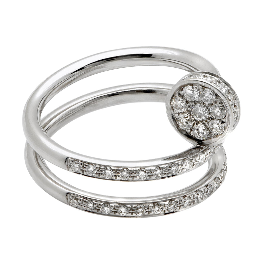 Cartier Juste un Clou Nail Diamond Ring in 18k White Gold – V47842 Vivid Diamonds