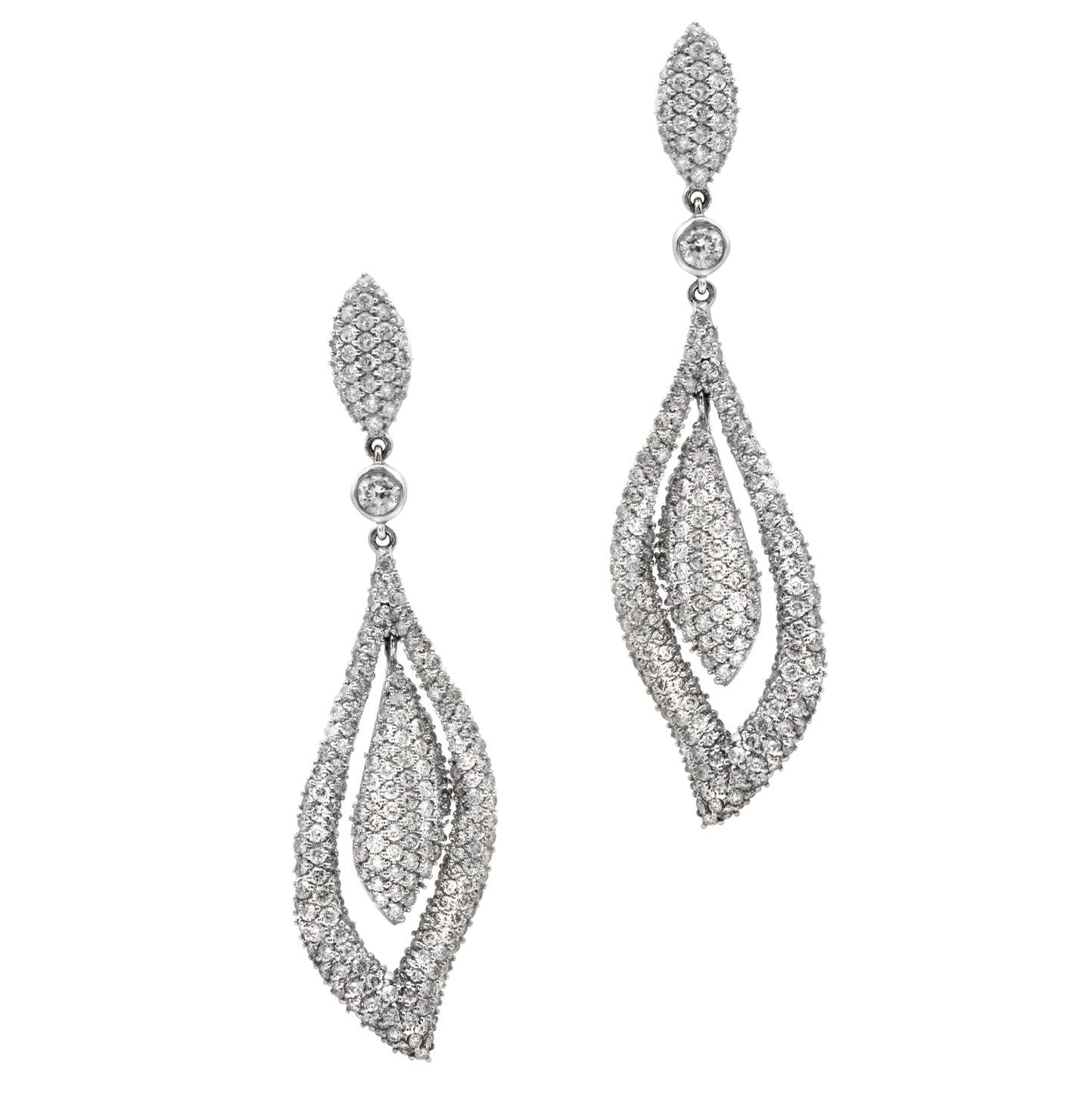 4.63ct Diamond Dangle Earrings - V48027