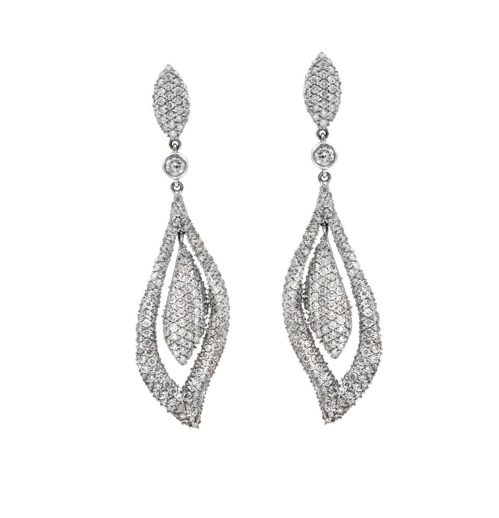 4.63ct Diamond Dangle Earrings - V48027