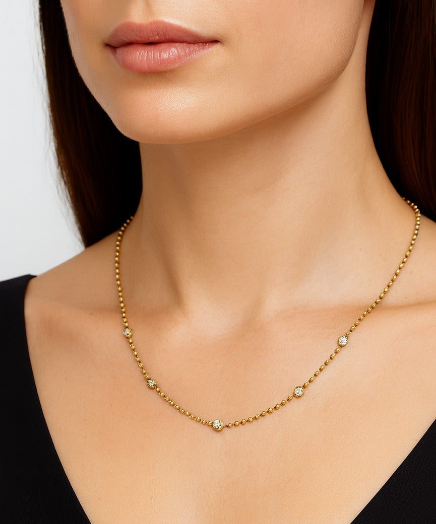 Vivid Diamonds Designs Diamond Necklace - V48924