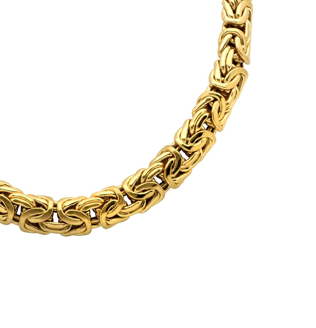 18k Gold Byzantine Necklace — V50778