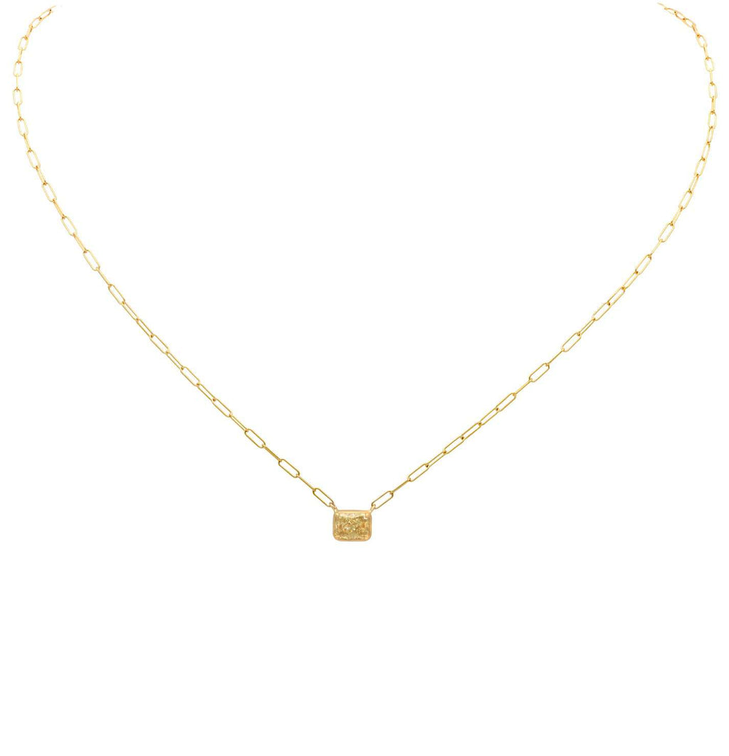 14K Yellow Gold with 1ct Light Yellow Diamond V-50805