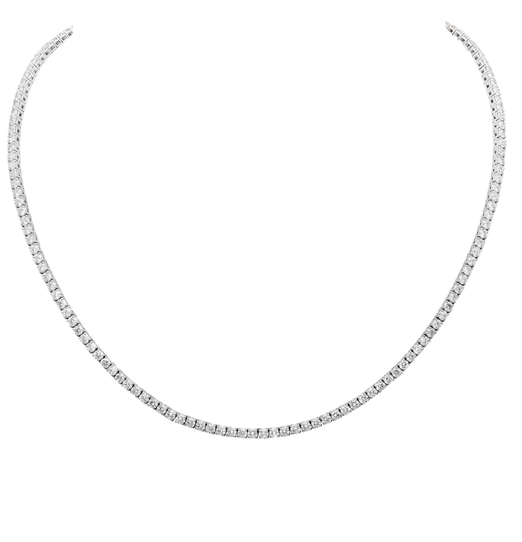 18k White Gold 9.05ct Diamond Necklace – V50810