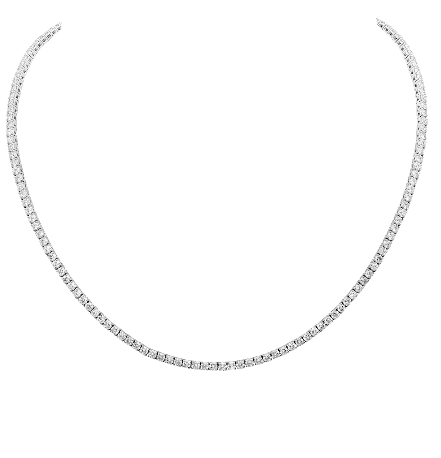 18k White Gold 9.05ct Diamond Necklace – V50810