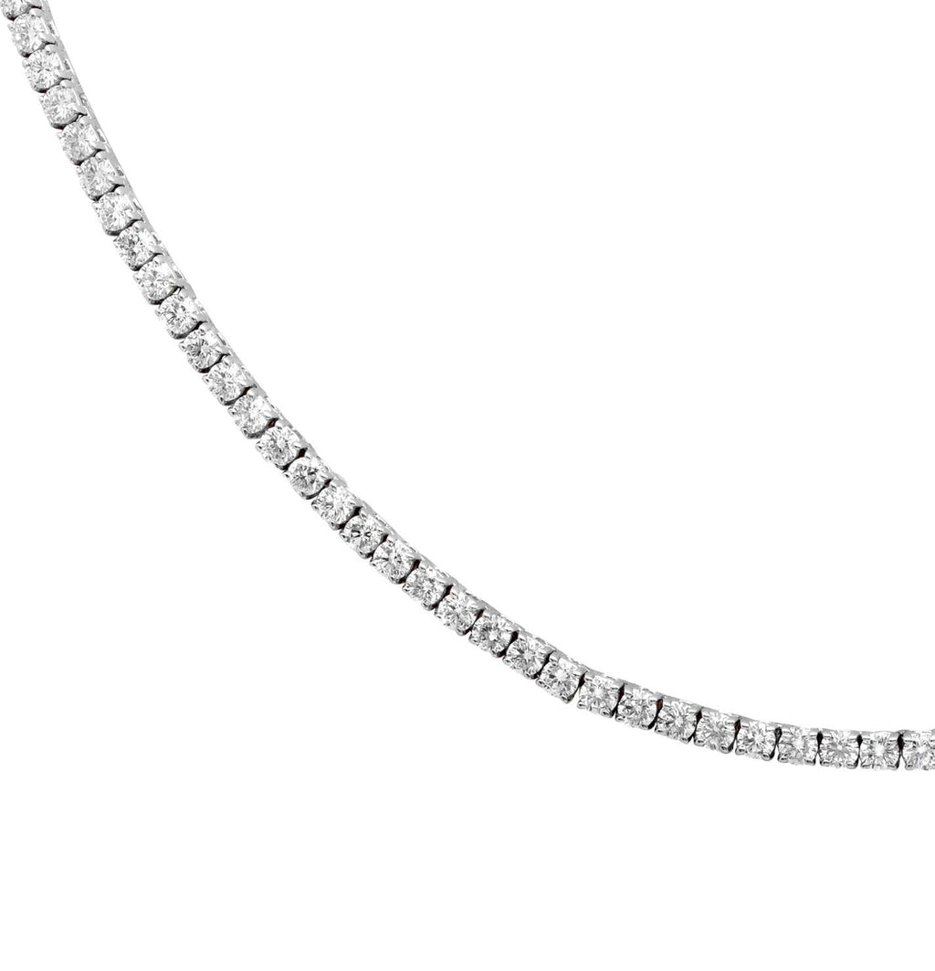 18k White Gold 9.05ct Diamond Necklace – V50810
