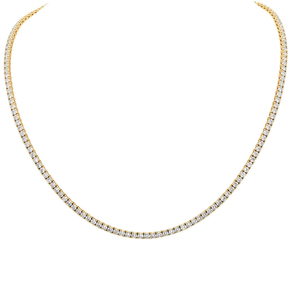18k Yellow Gold 11.97ct Diamond Necklace – V50812