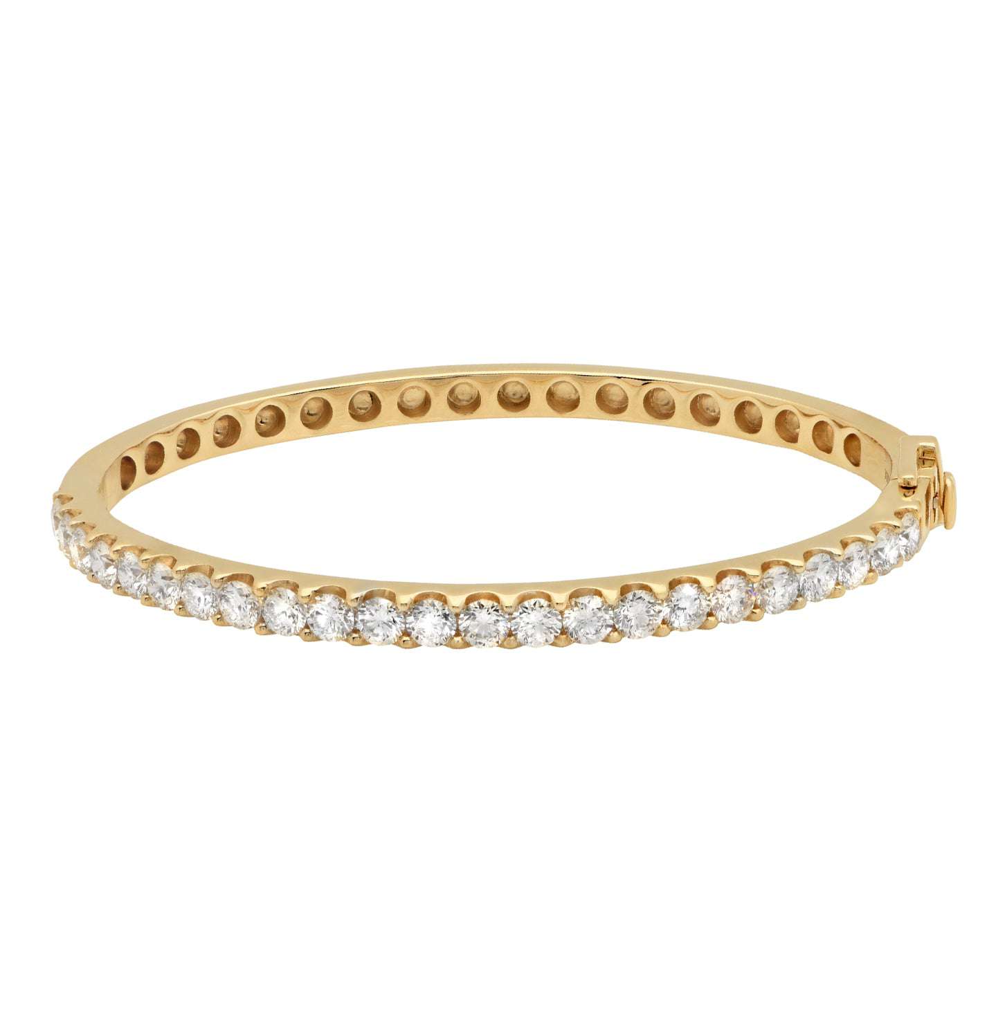14k Yellow Gold 3.77ct Diamond Bracelet – V50907