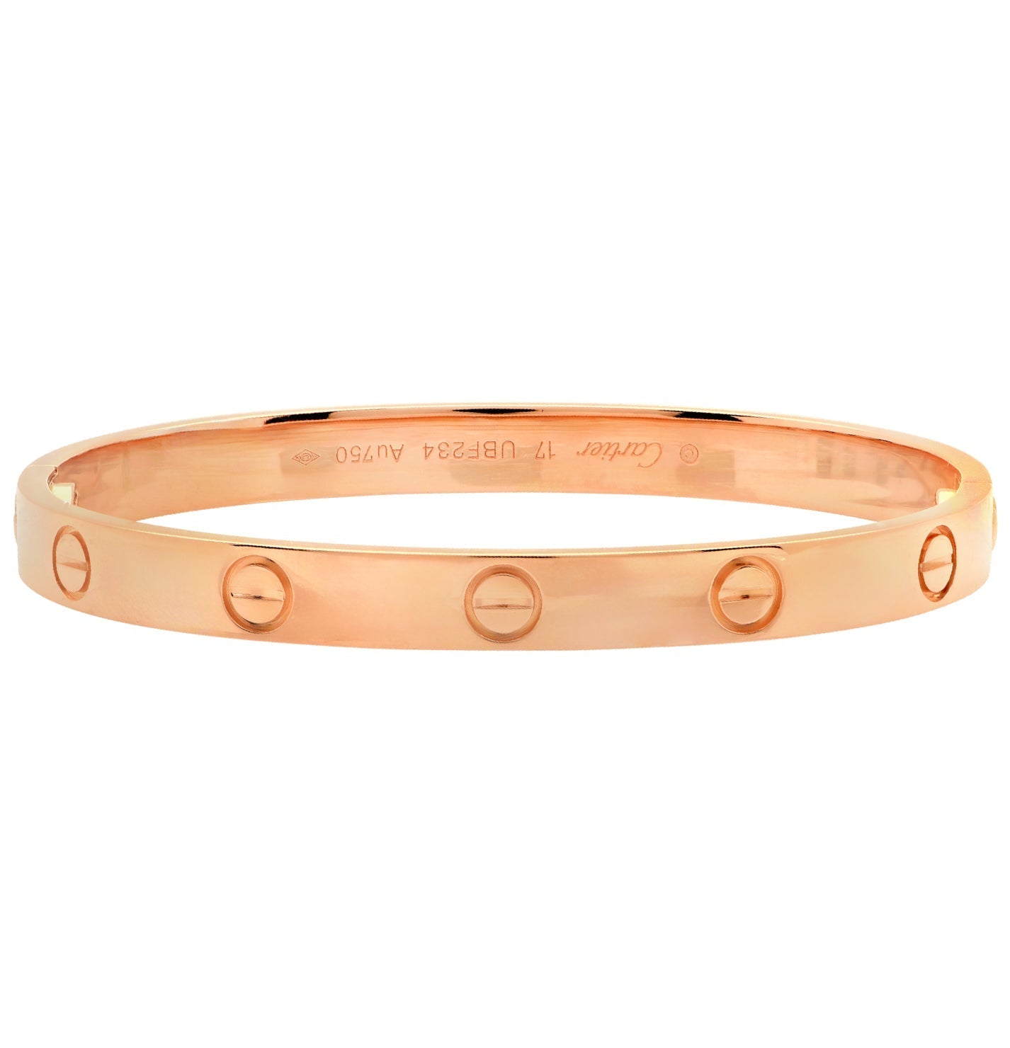 18k Rose Gold Cartier Love Bracelet- V51159