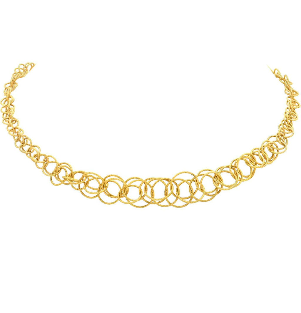 18k Yellow Gold Buccellatti Necklace- V51160