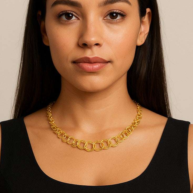 18k Yellow Gold Buccellatti Necklace- V51160