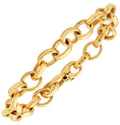 18k Yellow Gold Link Chain Bracelet -V51177