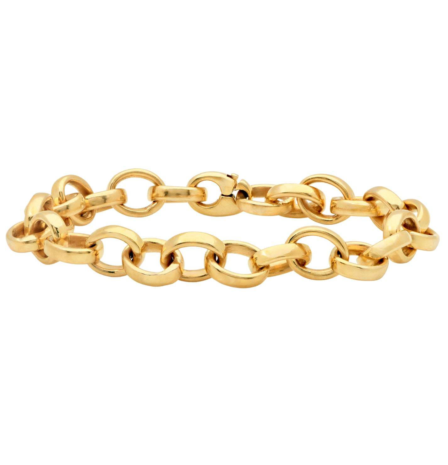 18k Yellow Gold Link Chain Bracelet -V51177