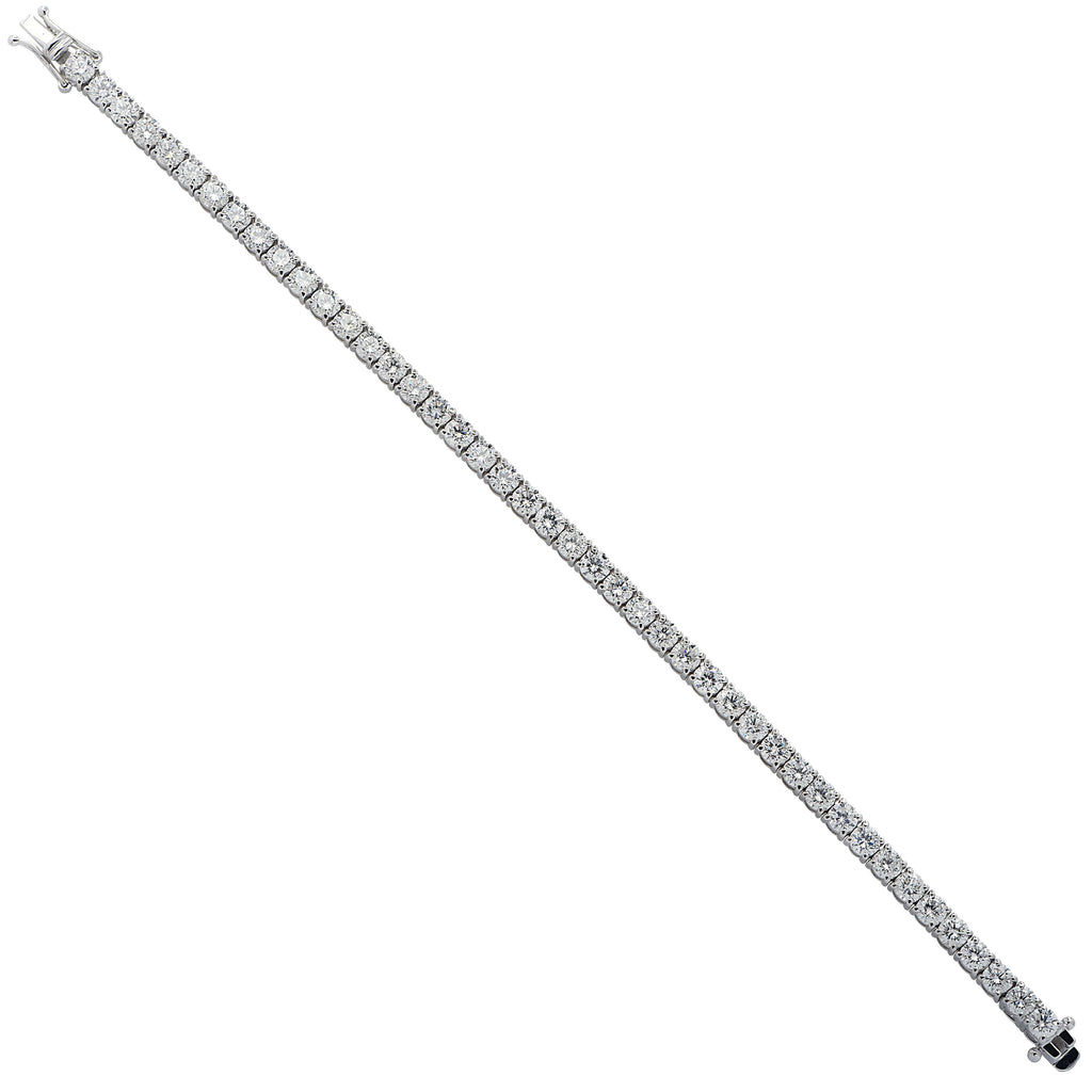 Vivid Diamonds GIA Certified 14.57 Carat Diamond Tennis Bracelet -V36671-1