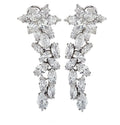 Vivid Diamonds 14 Carat Diamond Dangle Earrings -V24879-1