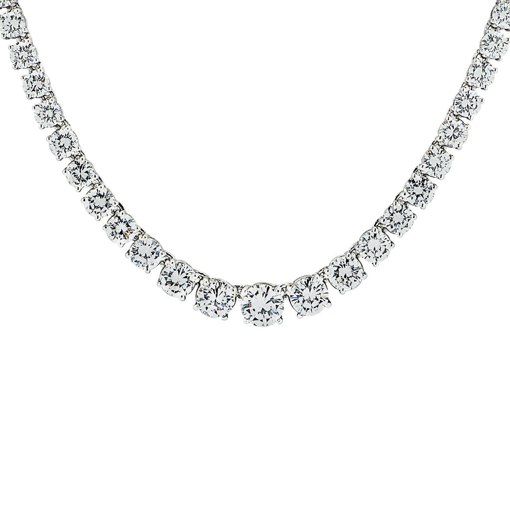 Vivid Diamonds 23.19 Carat Diamond Riviera Necklace -V46052-1