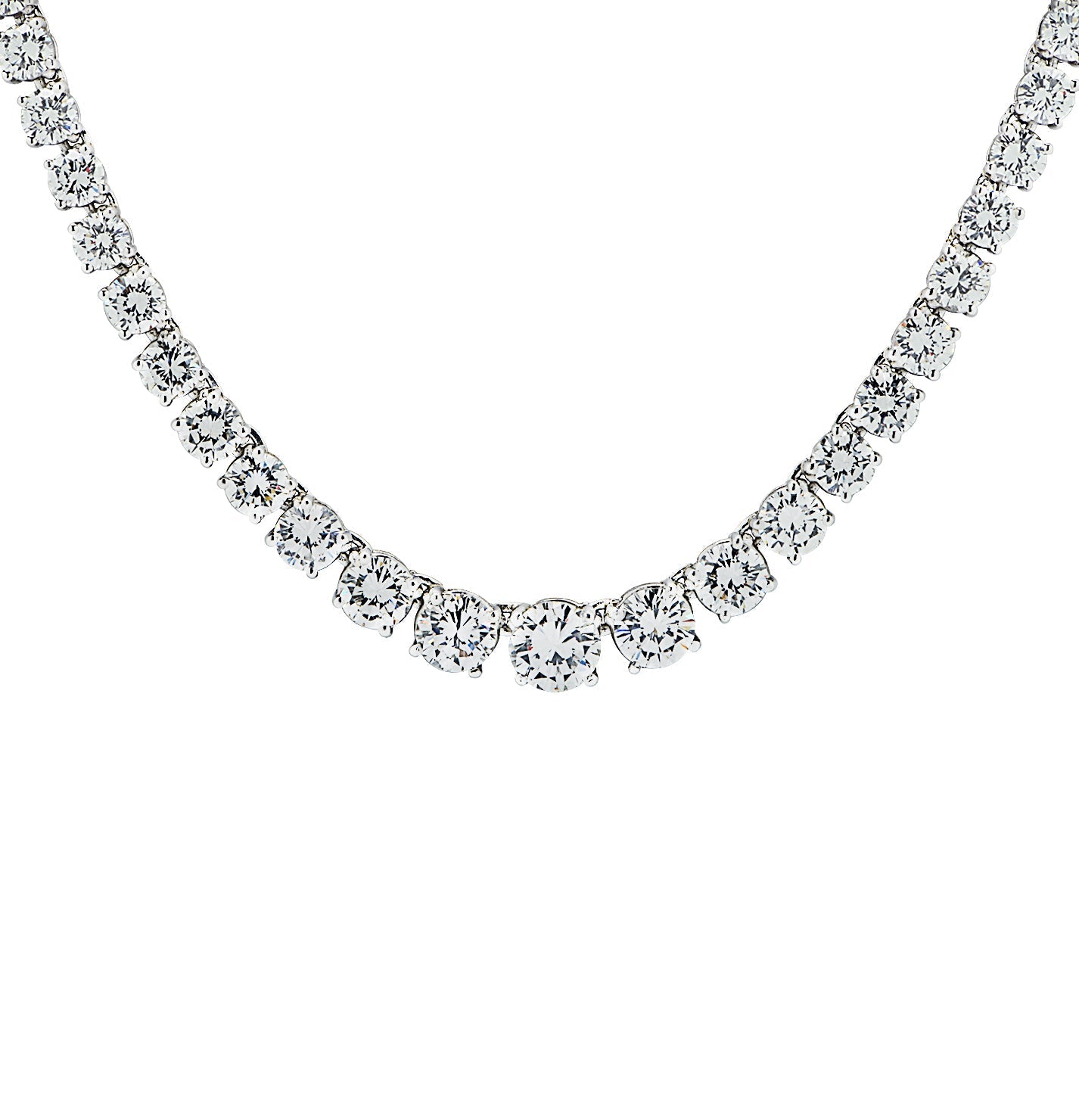 Vivid Diamonds 23.19 Carat Diamond Riviera Necklace -V46052-1