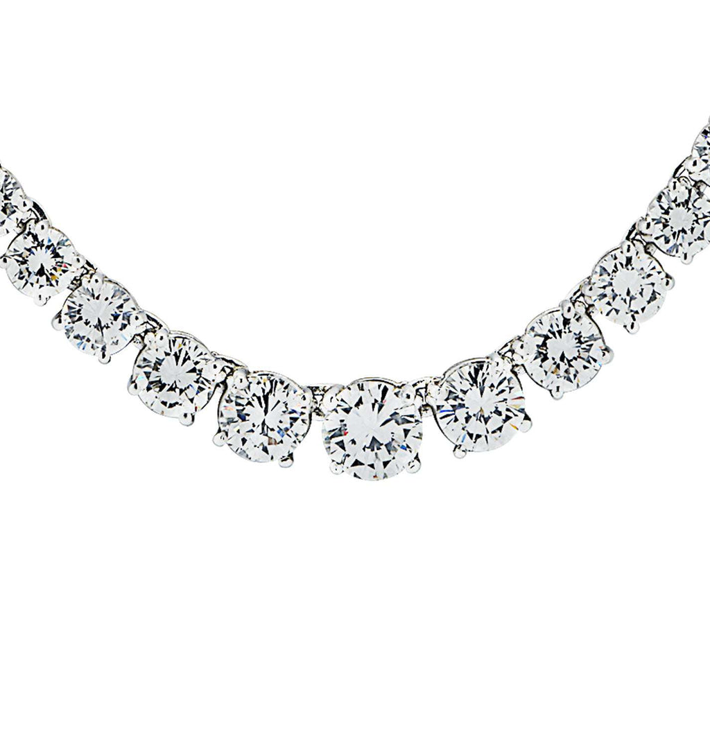 Vivid Diamonds 23.19 Carat Diamond Riviera Necklace -V46052-1