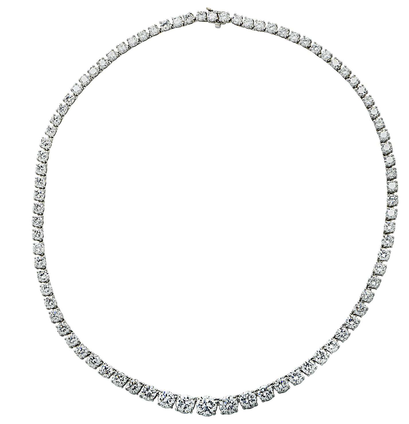 Vivid Diamonds 23.19 Carat Diamond Riviera Necklace -V46052-1
