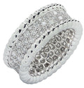 Van Cleef & Arpels Perlee Diamond 3 row Pave Band -V39375-1