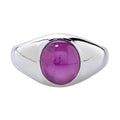 Masculine and Modern Design 7.34 Ct.Star Sapphire Ring-V7495-1