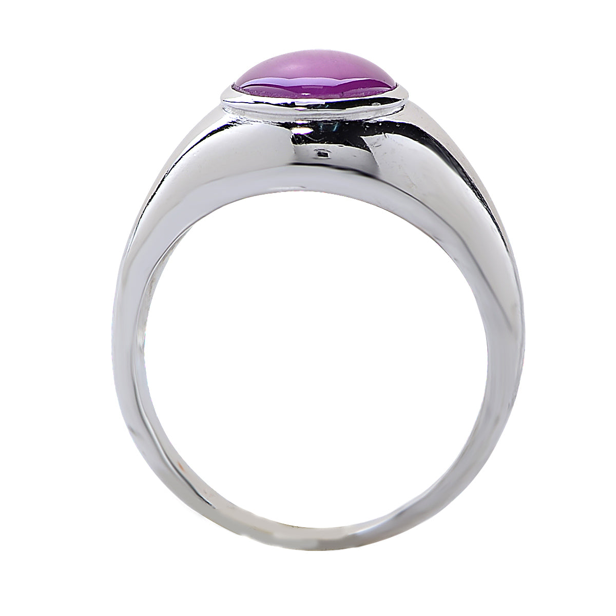Masculine and Modern Design 7.34 Ct.Star Sapphire Ring-V7495-1
