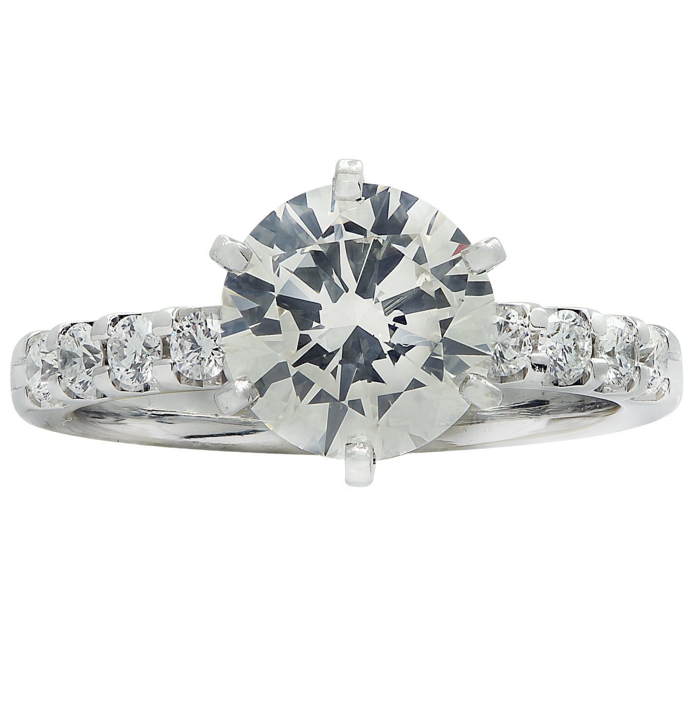 Vivid Diamonds GIA Certified 1.51 Carat Diamond Engagement Ring -V38895-1