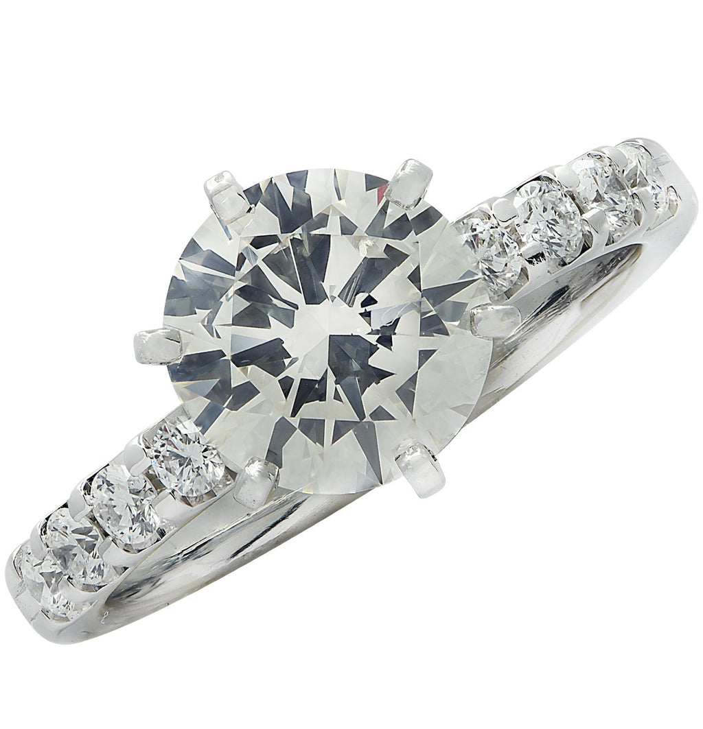 Vivid Diamonds GIA Certified 1.51 Carat Diamond Engagement Ring -V38895-1