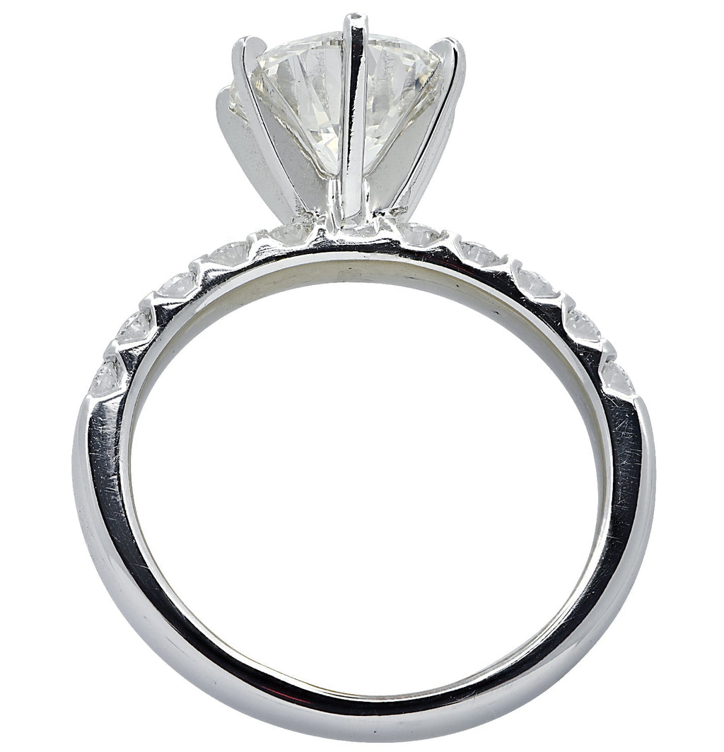 Vivid Diamonds GIA Certified 1.51 Carat Diamond Engagement Ring -V38895-1
