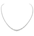 12ct White Gold Diamond Necklace – V48634