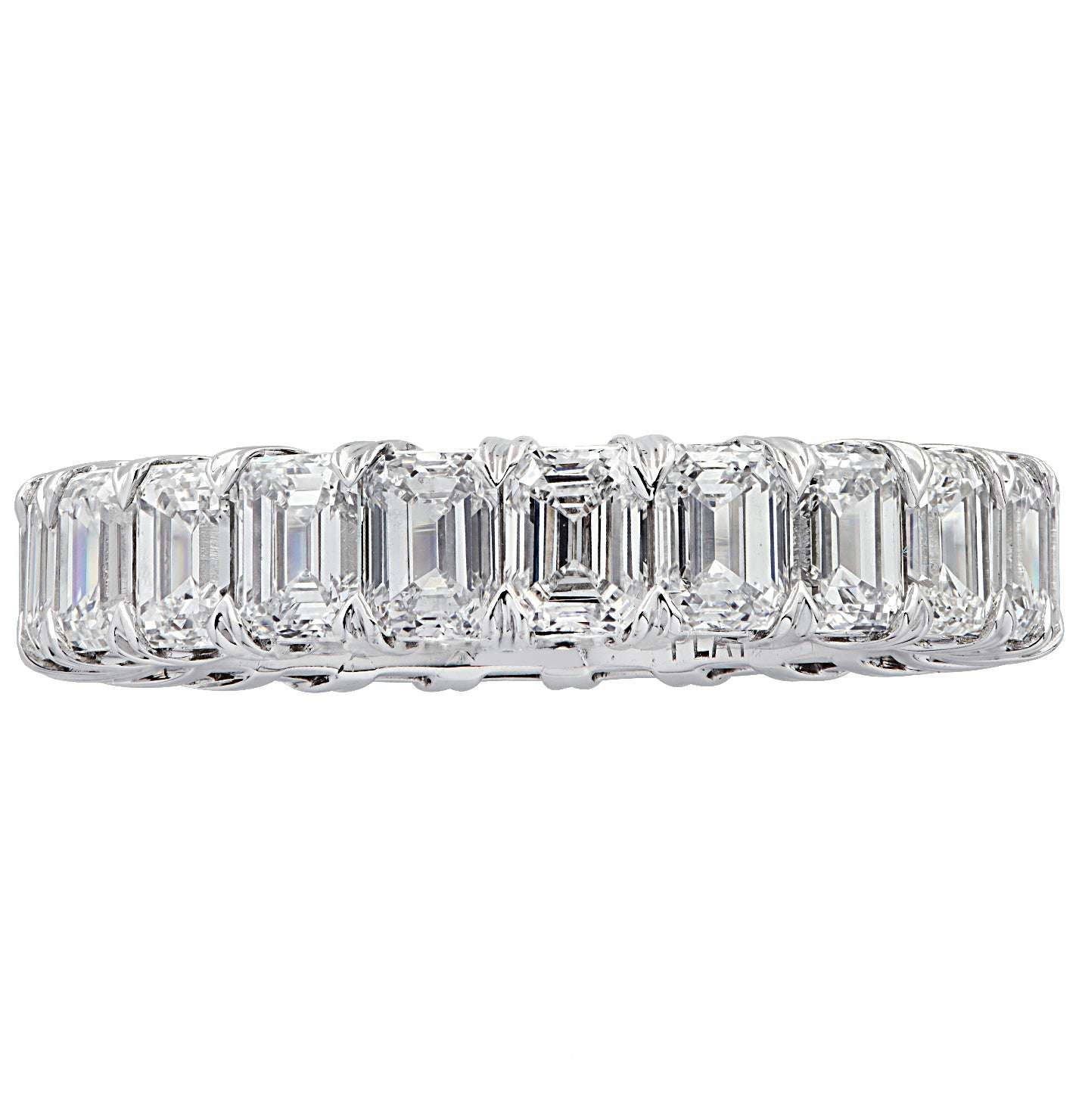 Vivid Diamonds 6.27 Carat Emerald Cut Diamond Eternity Band -V24741 Vivid Diamonds