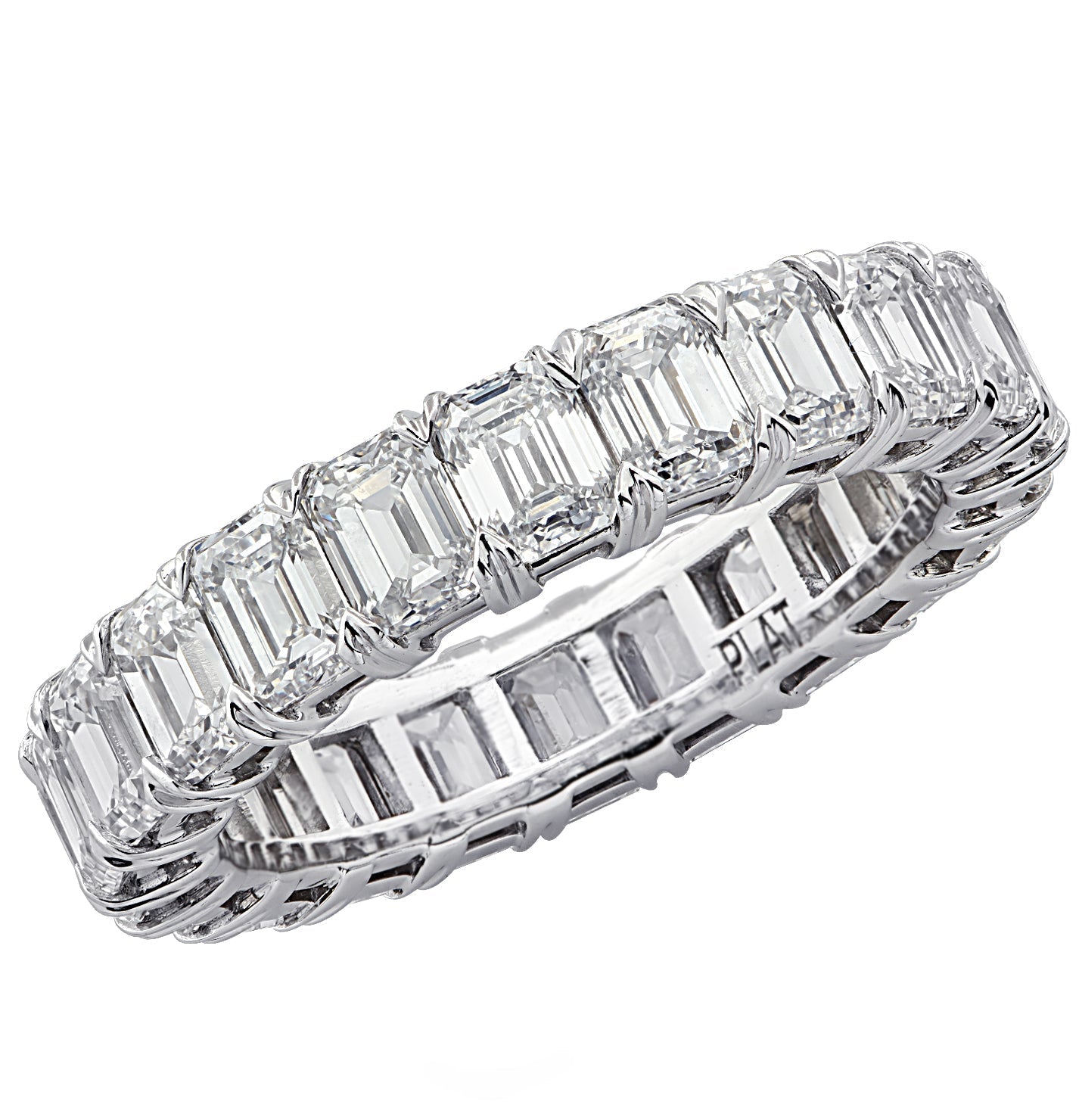 Vivid Diamonds 6.27 Carat Emerald Cut Diamond Eternity Band -V24741 Vivid Diamonds