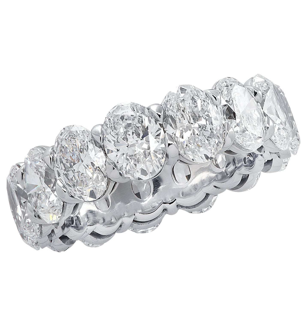 Vivid Diamonds GIA Certified 7.90 Carat Oval Eternity Band -V26115 Vivid Diamonds