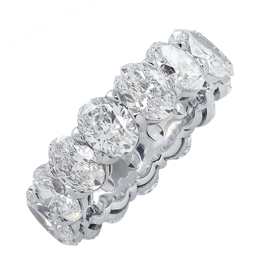 Vivid Diamonds GIA Certified 7.90 Carat Oval Eternity Band -V26115 Vivid Diamonds